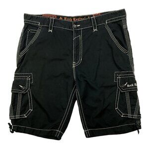 Rock Revival Classic Cargo Short 40 Black
